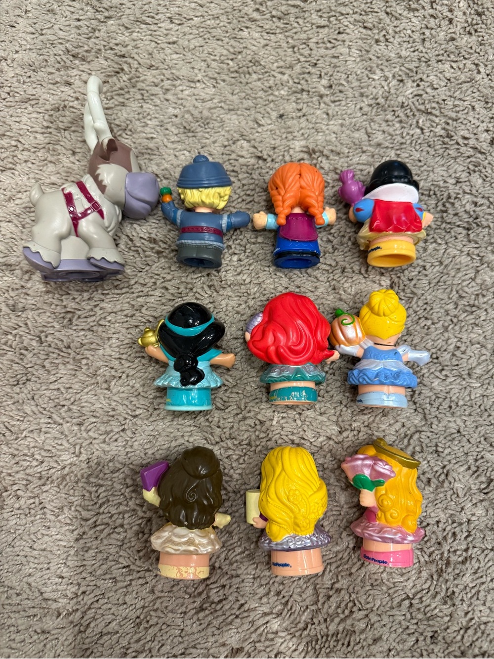 Fisher-Price Little People Disney Princess Frozen Figures Lot of 10 - Picture 2 of 2